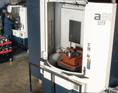 Ansco uses their line of various sized horizontal machining
