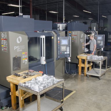 The speed and power of the PS95 vertical machining centers have enabled Superior to reduce cycle times in small batch production runs by 10 to 15 percent.