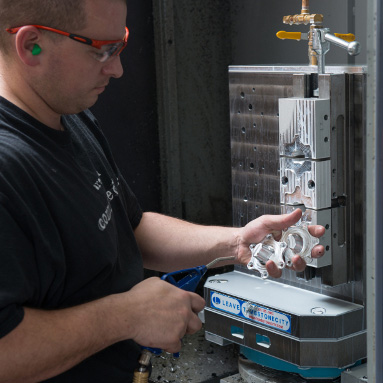 Wolcott’s investment in an a51nx horizontal machining center has provided dynamic improvements in efficiency, enabling fewer setups, more parts per fixture and up to 85 percent spindle utilization.
